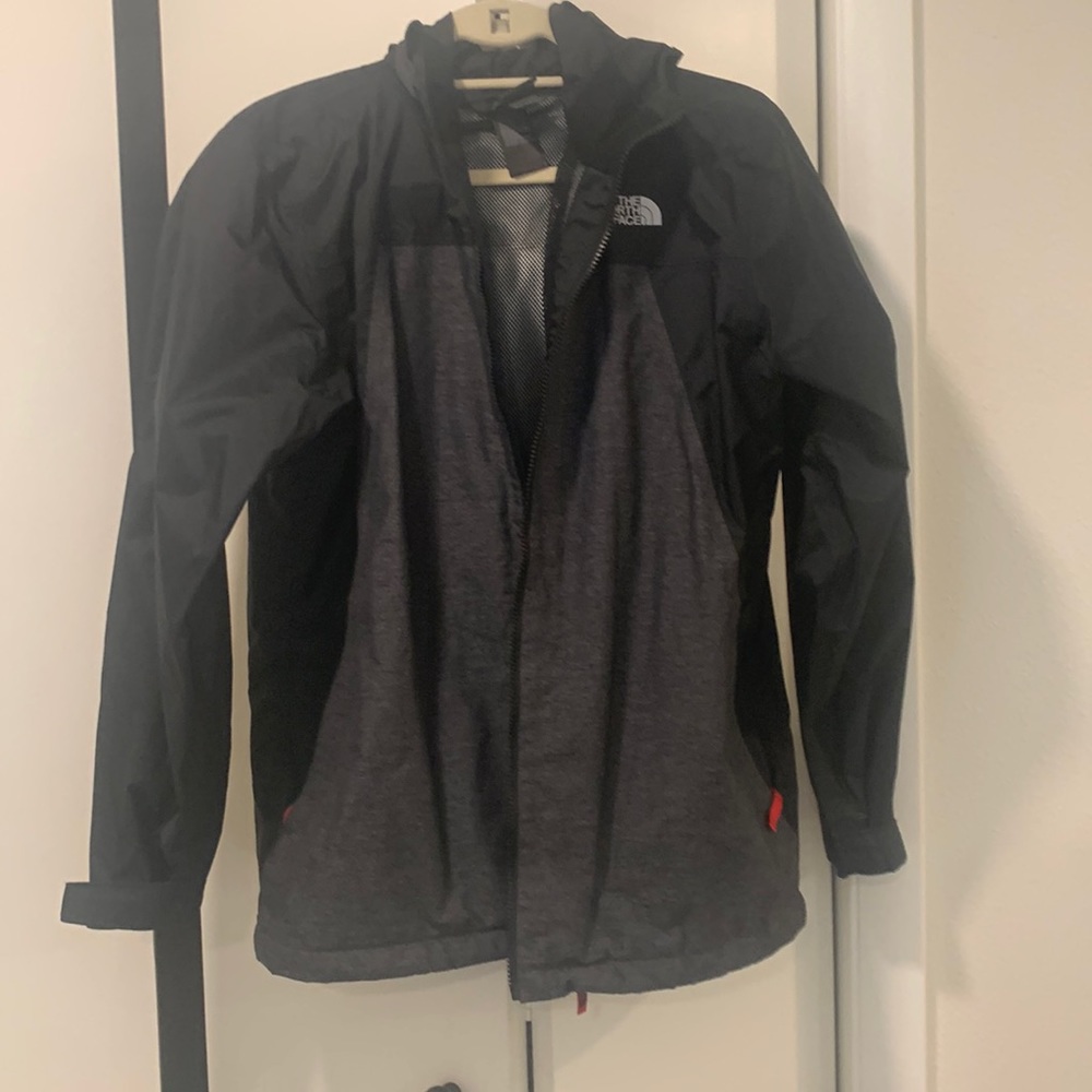 Boys 2piece/3 Way North North Face Wind Jacket with Fleece Insert  Size XL 18-20